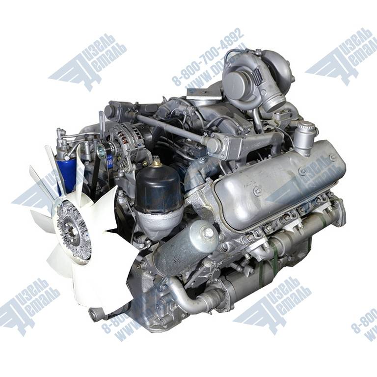 236НЕ2-1000186-53 Двигатель ЯМЗ 236НЕ2 без КП и сцепления 53 комплектации